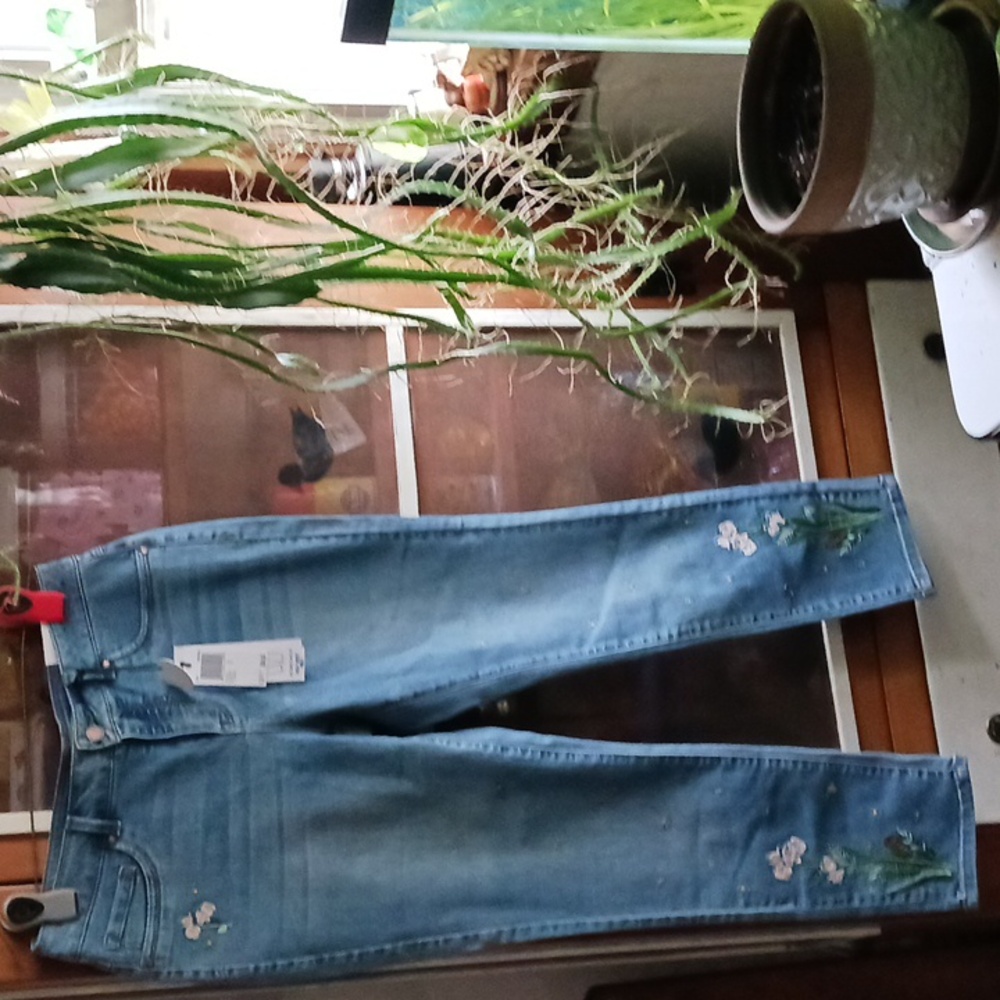 Womans Workshop Jean's 6 New w tags Embroidered